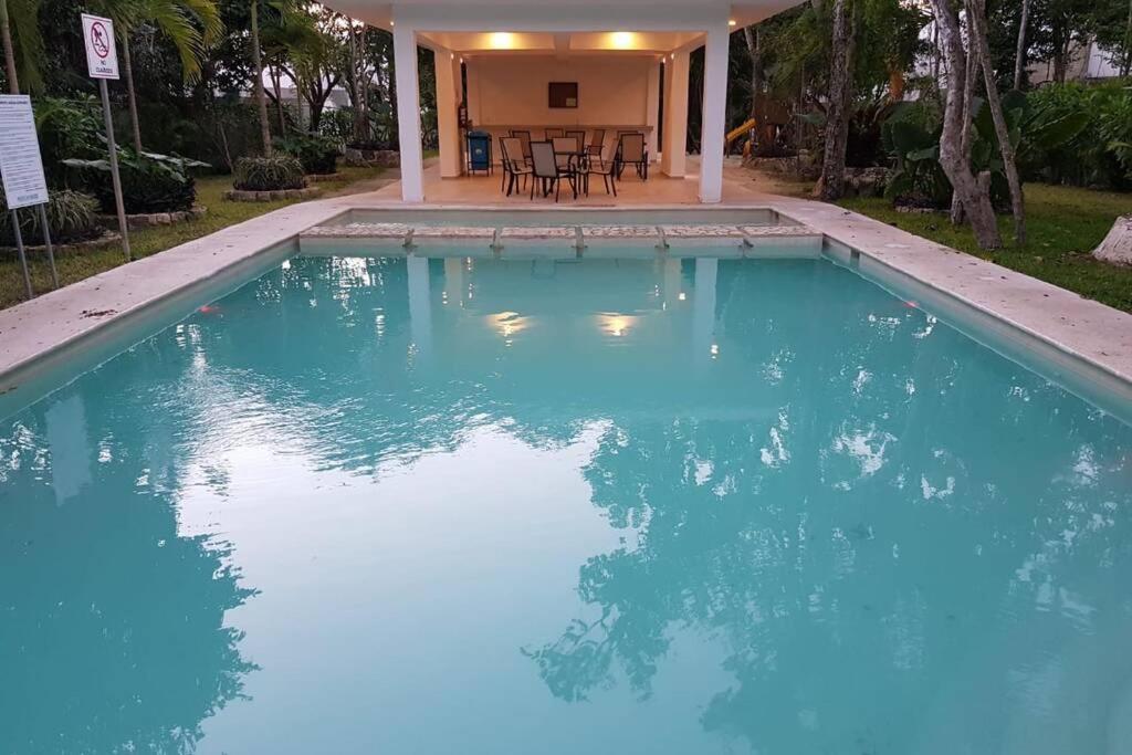La Casa Del Arbol -4Bed 3 Bath Villa Puerto Morelos Bagian luar foto